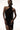 Robe à ceinture asymétrique noire