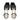 Alessia Sandals Black