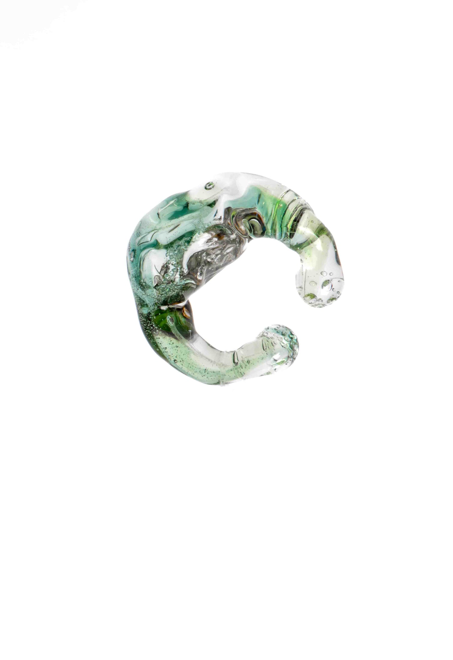 Green Soplo Earcuff