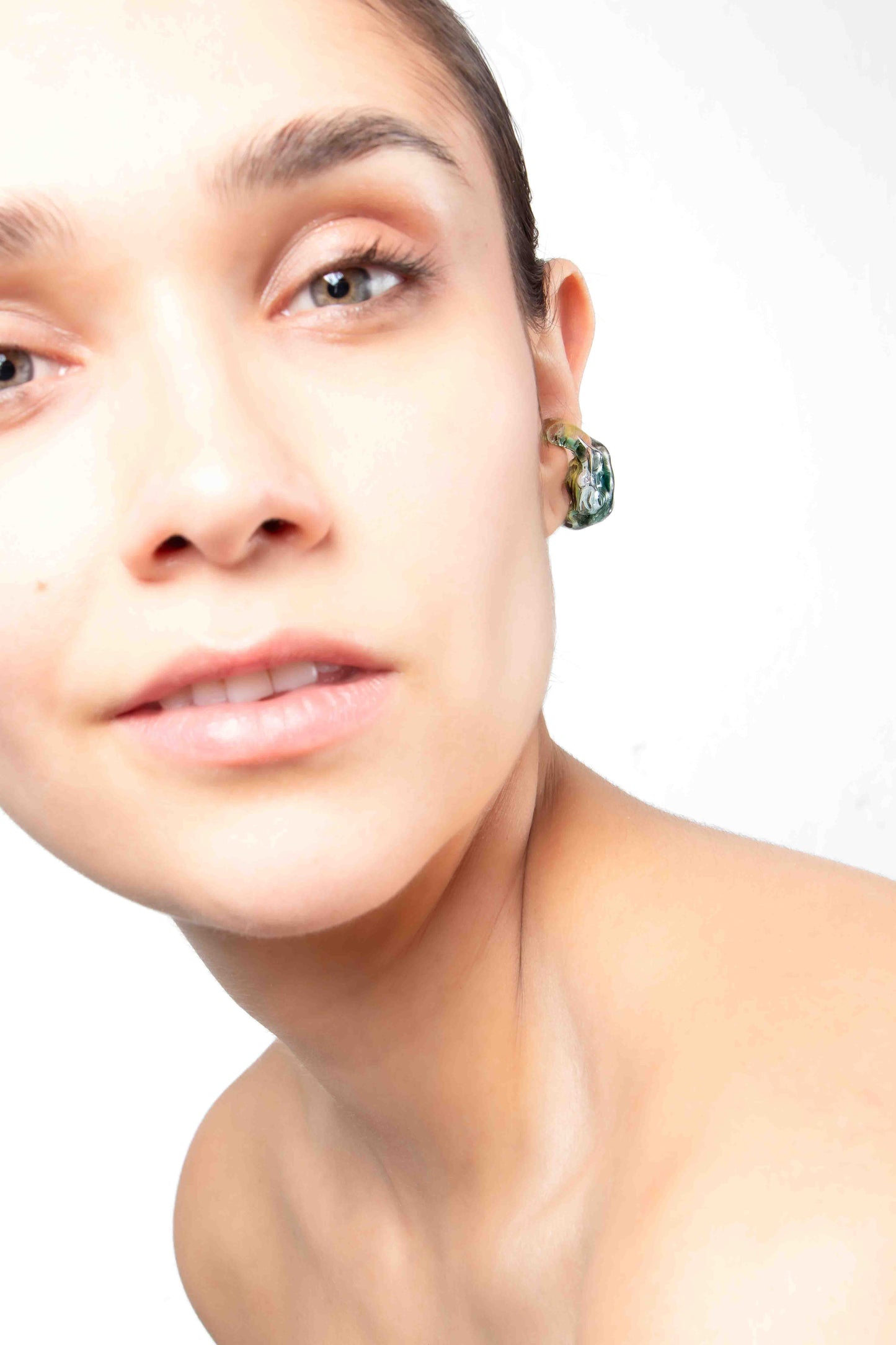 Green Soplo Earcuff