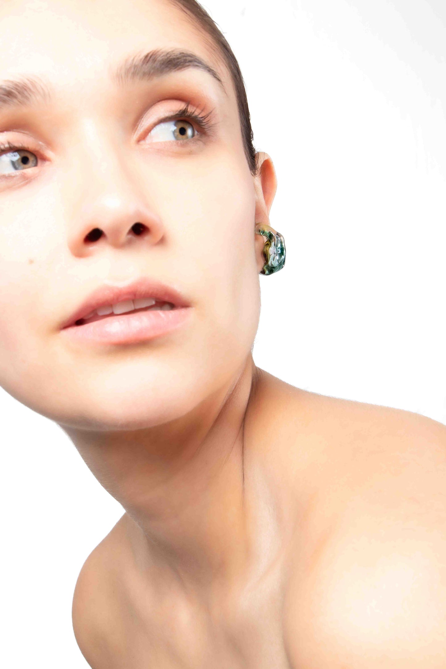 Green Soplo Earcuff