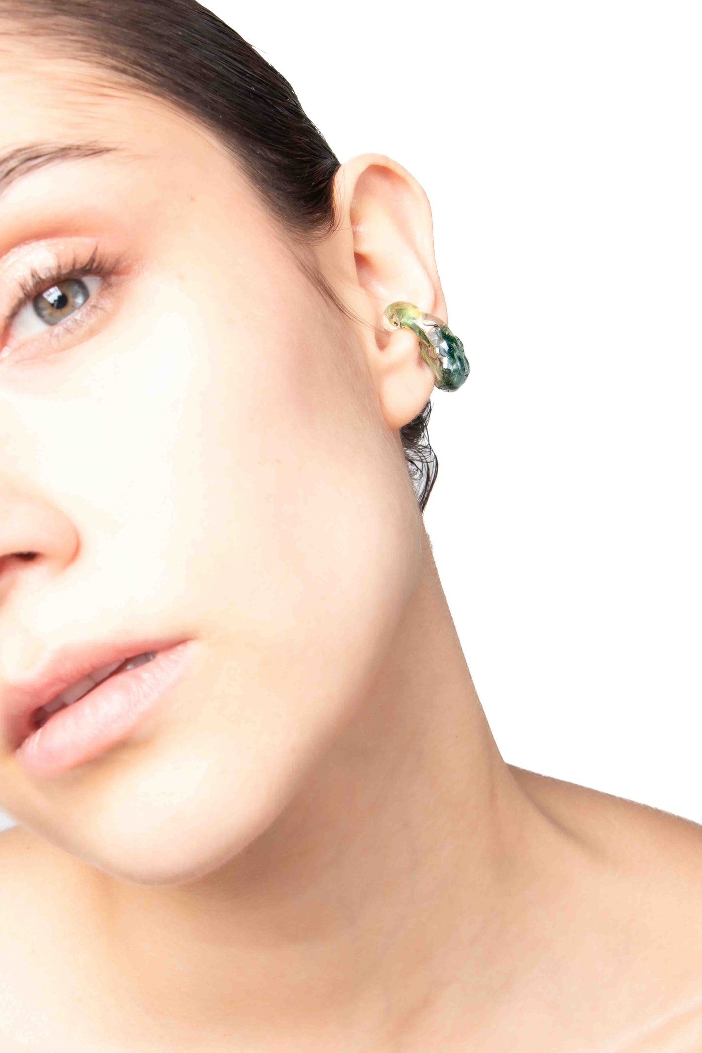 Green Soplo Earcuff