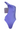 Maillot une pièce Lucca Violet