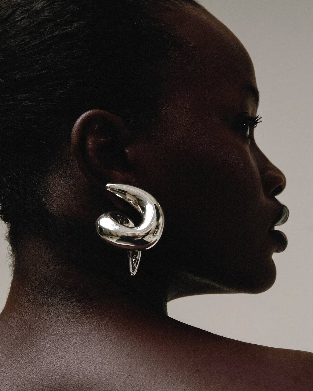 Twisty Hoops Silver
