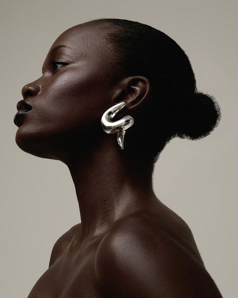 Twisty Hoops Silver