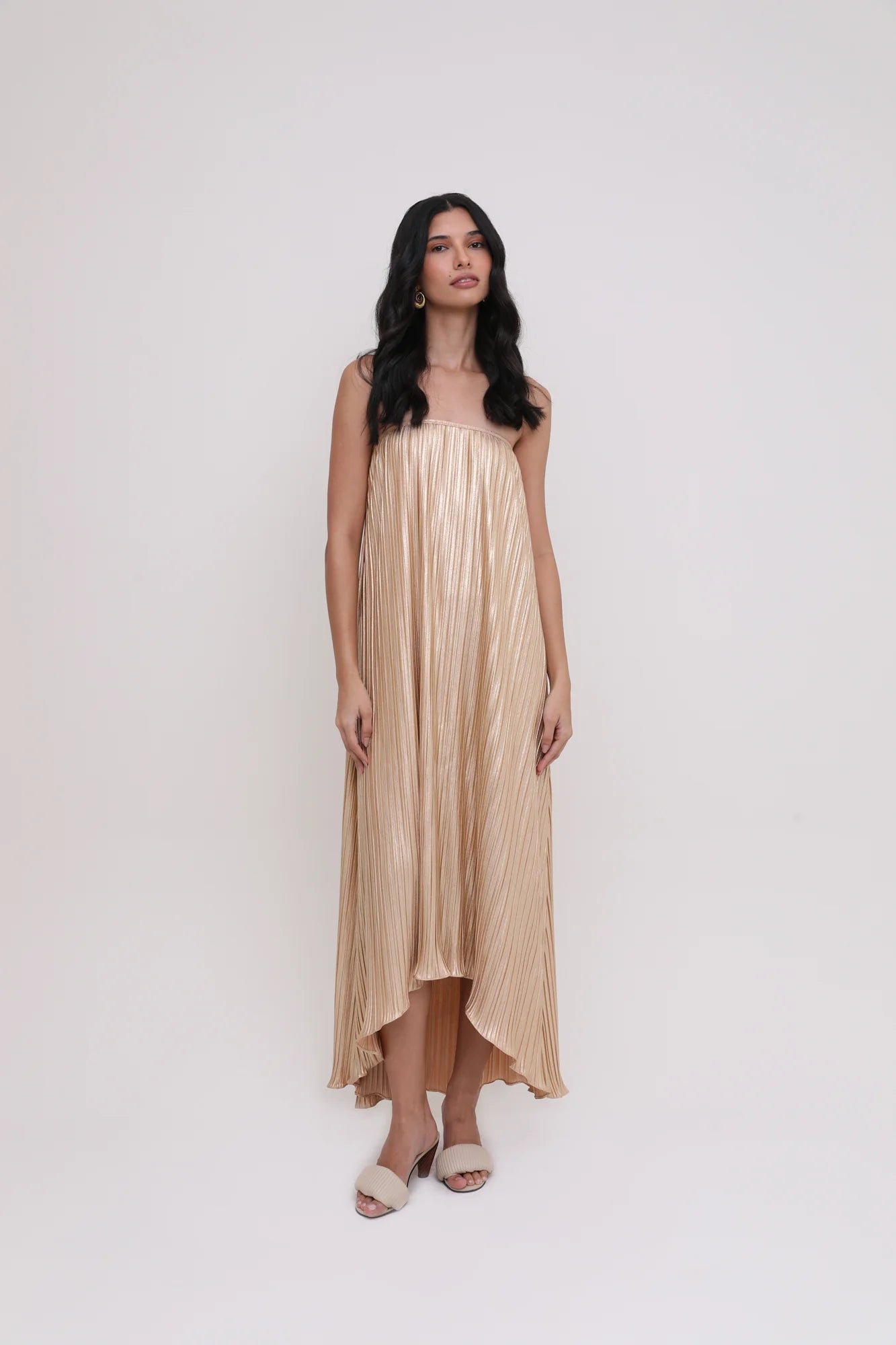 Solis Dress Gold