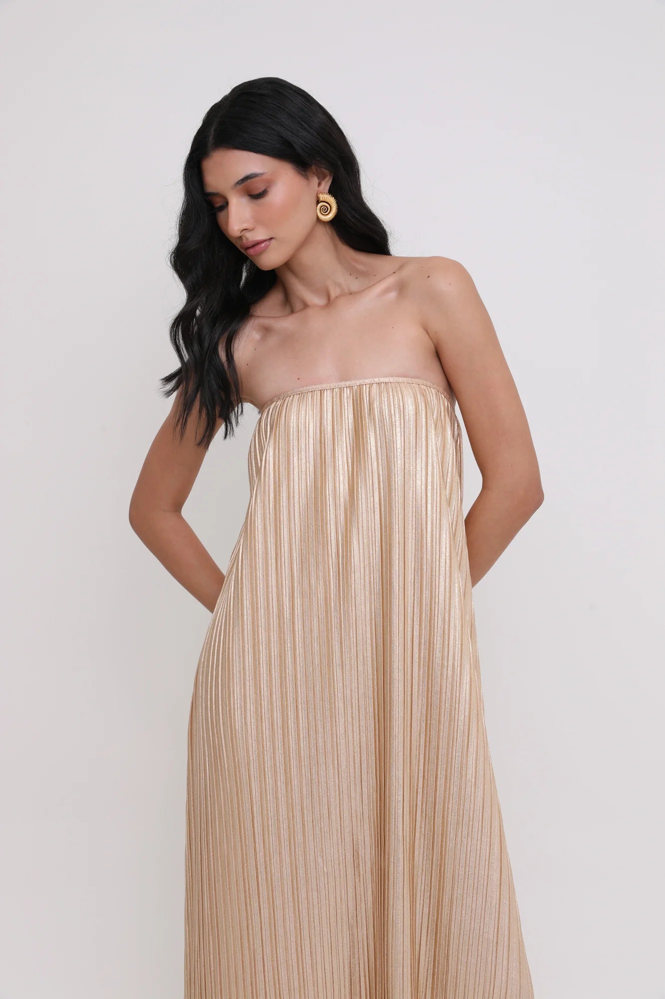 Solis Dress Gold