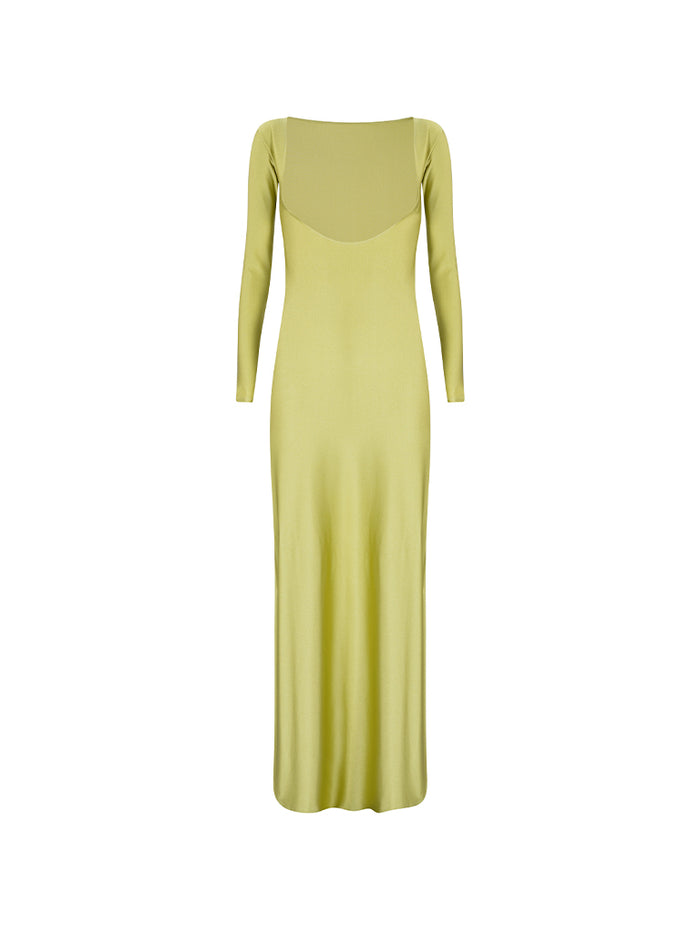 SILVANA DRESS GREEN