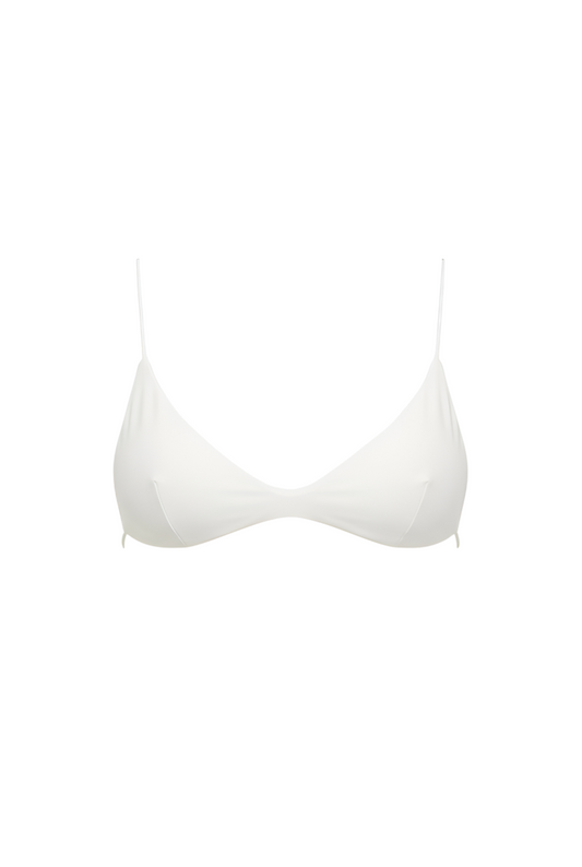 Minimal Bikini Top White