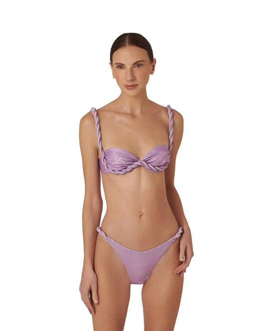 OLIVIA BIKINI SHIMMERY PURPLE SET