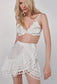 BAHIA LACE TRIMS SKIRT WHITE