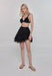 Bahia Lace Trims Skirt Black