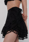 Bahia Lace Trims Skirt Black