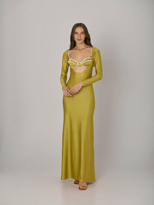 ROBE SILVANA VERTE