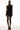 Assymetric Sash Dress Black