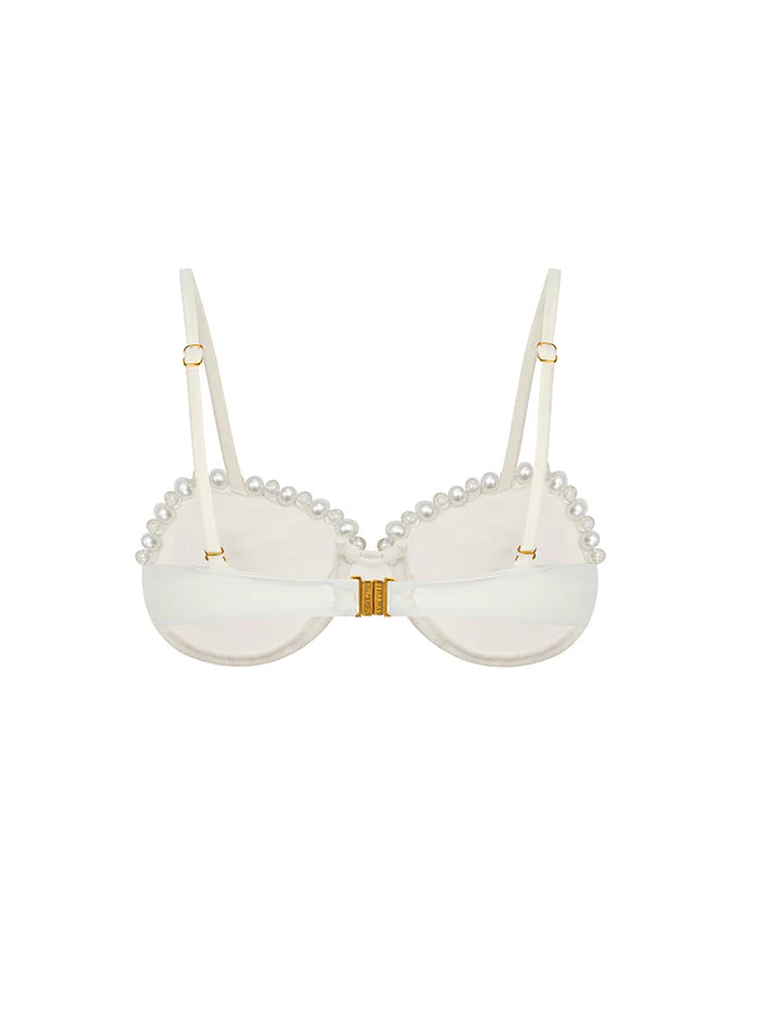 ENSEMBLE DE PERLES SILVANA BLANCHES