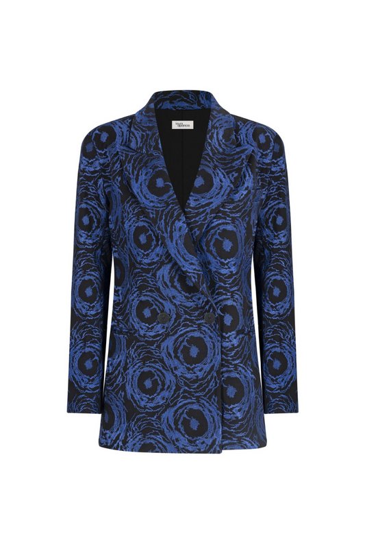 Blazer brodé surdimensionné