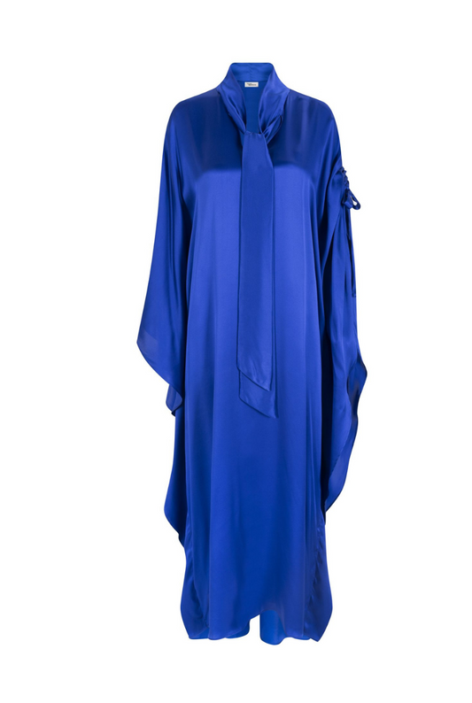Robe longue en soie