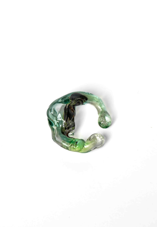 Green Soplo Earcuff