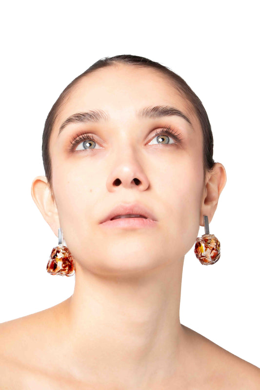 Red Soplo M Earrings