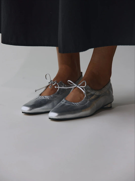 Gemma Flats Silver