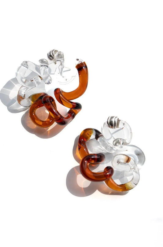 BOUCLES D'OREILLES AMBRE AMOR