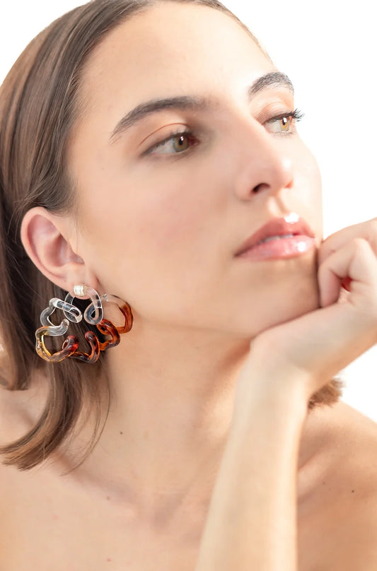 Amber Amor Earrings