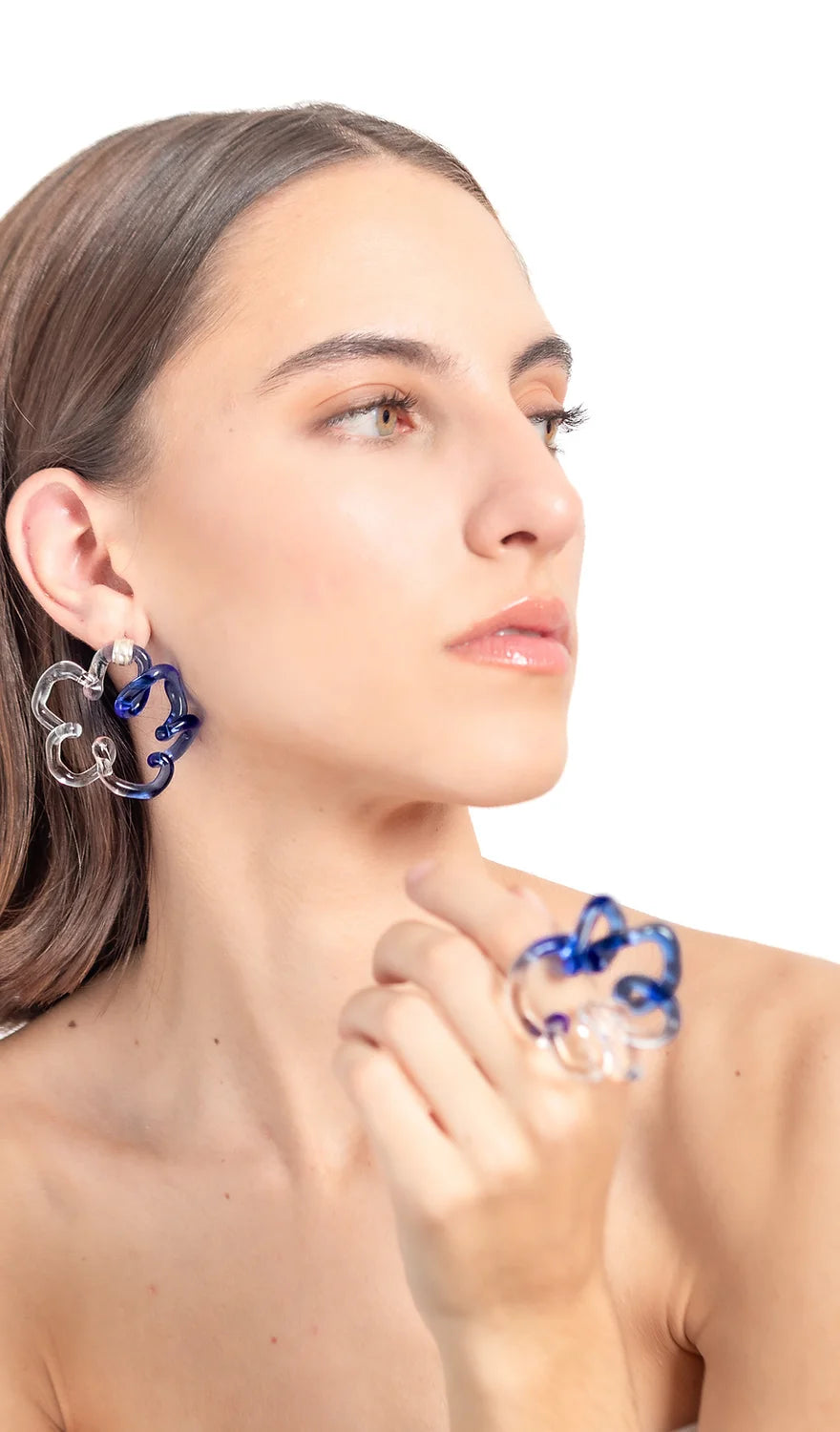 BOUCLES D'OREILLES BLEUES AMOR