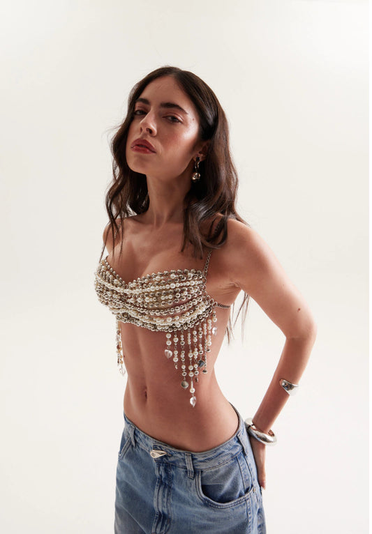 Afrodite Sequin Top