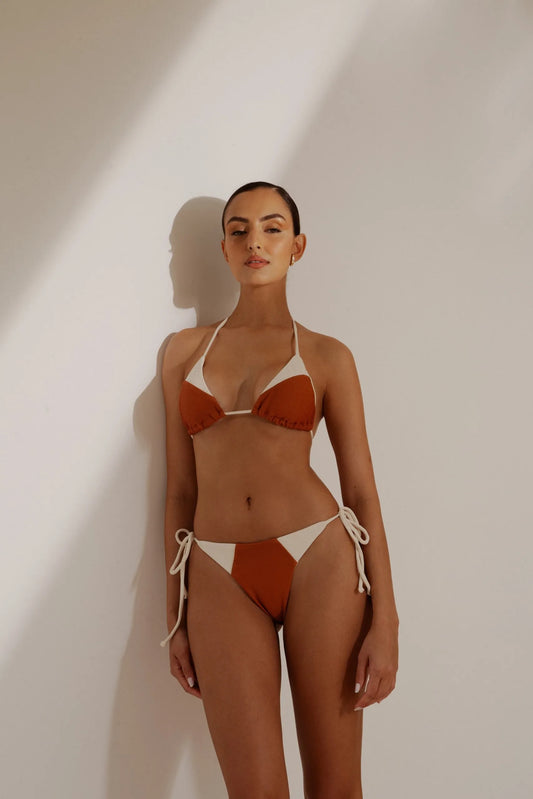 BRAZILIAN BIKINI SET DUE TERRACOTA