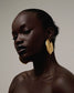 Disky Hoop Earrings Gold